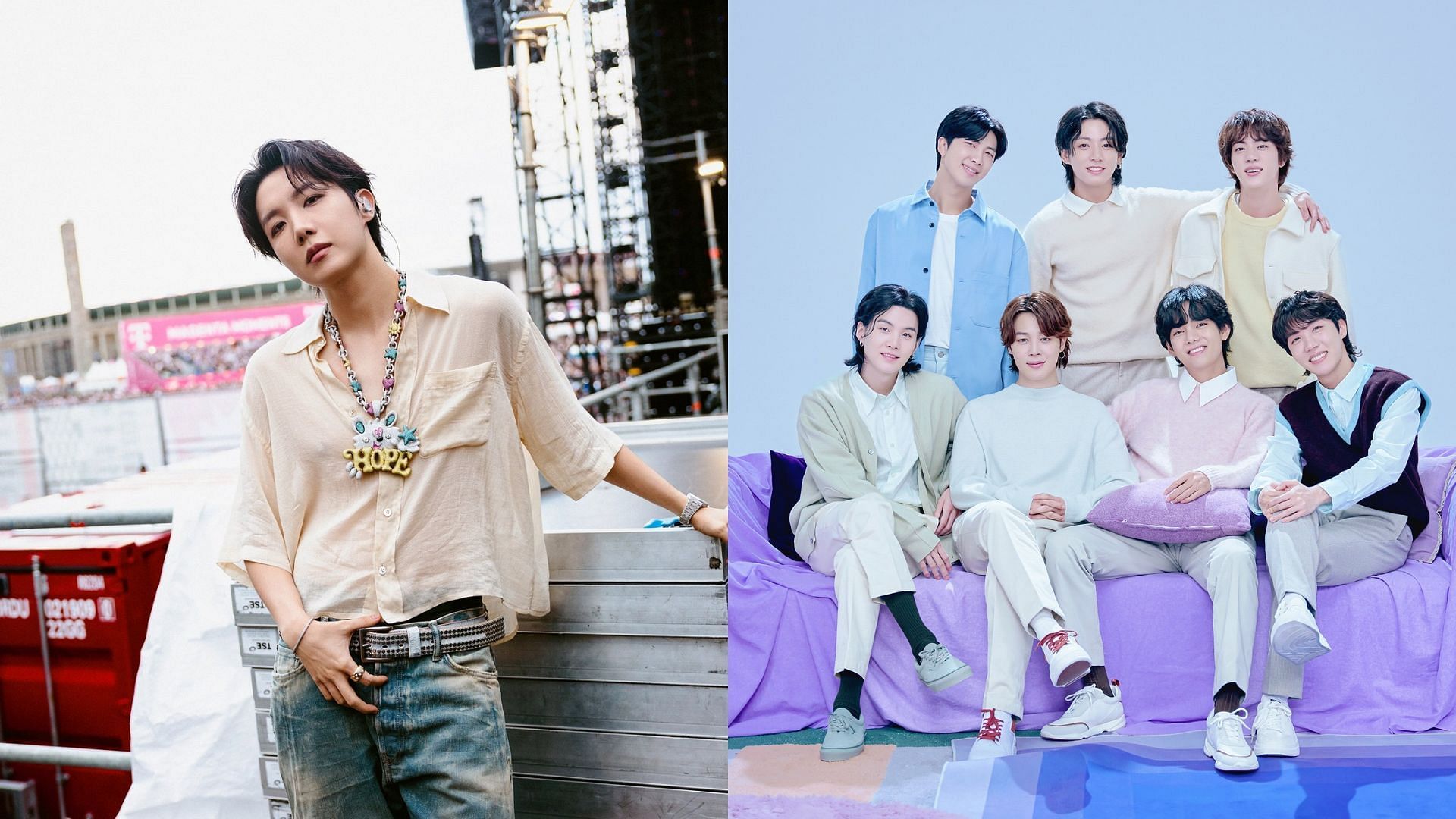 j-hope opens up about having fun with BTS members amid comeback album preparations (Images Via X/@bts_bighit, Weverse) 