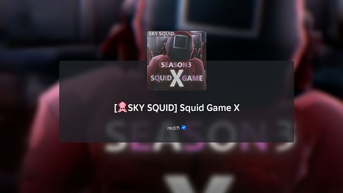What does the baby do in Squid Game X?