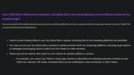 Twitch's latest update regarding linking to concurrent broadcasts on other platforms (Image via Twitch)