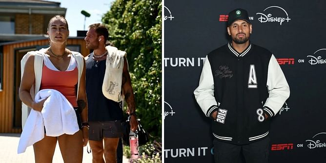 Aryna Sabalenka enjoys romantic getaway with boyfriend Georgios, draws reaction from Nick Kyrgios after flaunting luxury watch