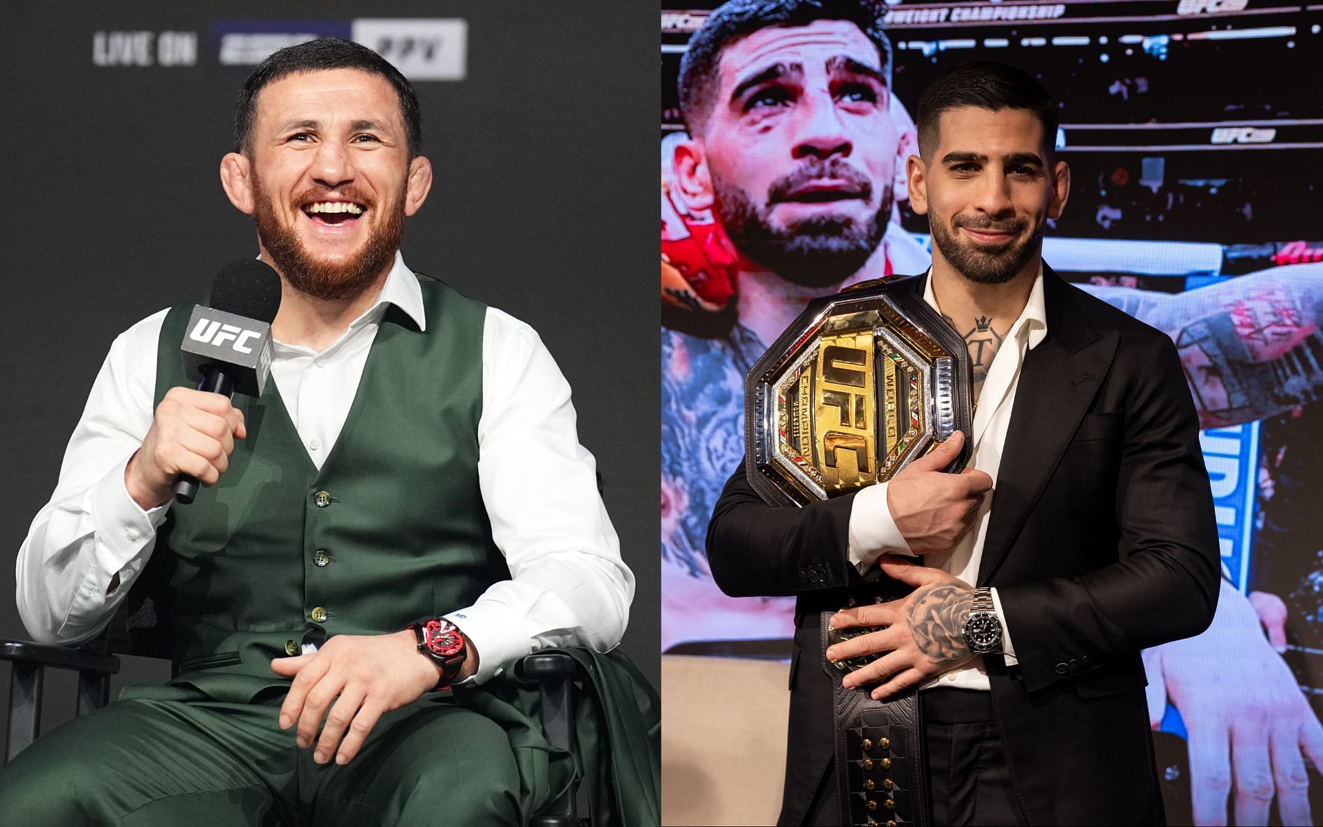 Merab Dvalishvili gets 100% real on Ilia Topuria dropping him during sparring sessions: I cant spar with him anymore