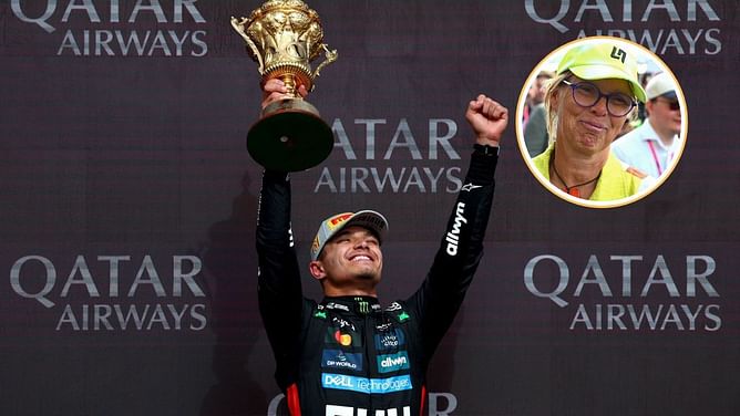 "Enjoy, Enjoy!": Lando Norris' mother to the McLaren driver after he won the F1 British GP
