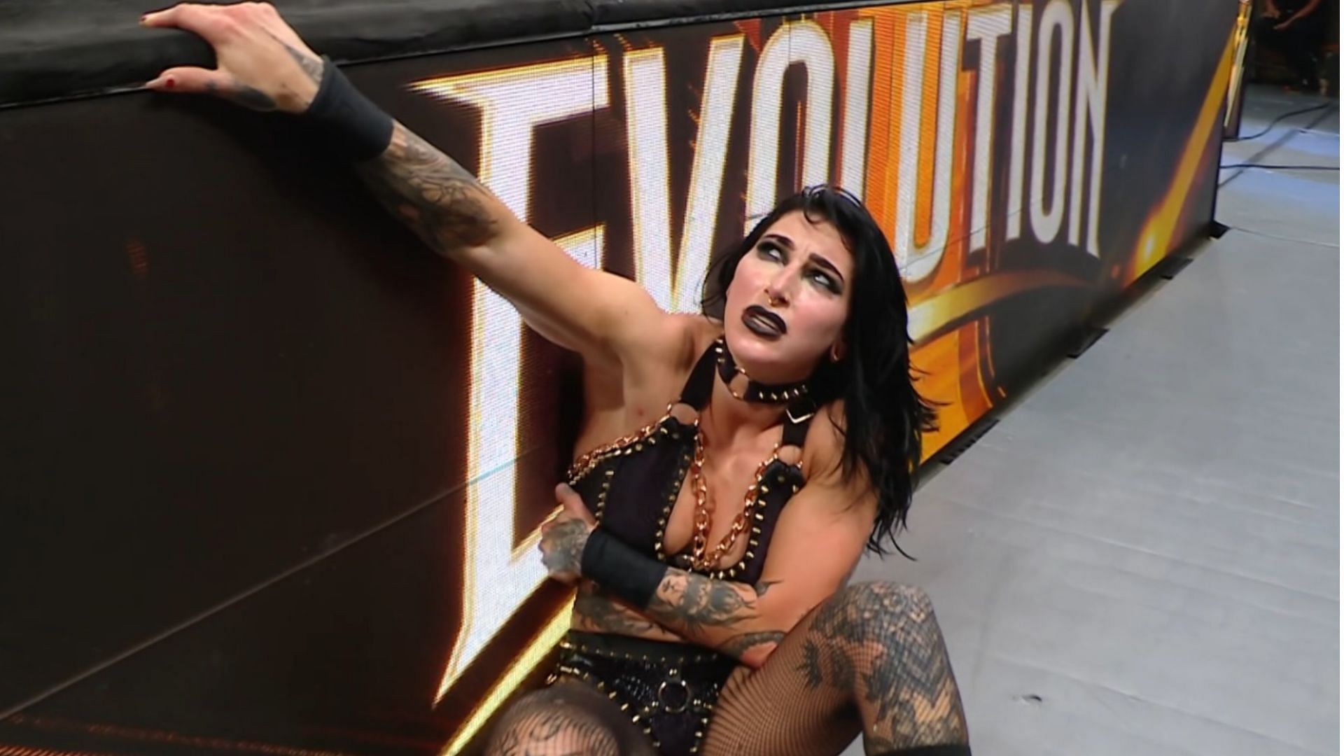Rhea Ripley after losing (Image via Netflix.com)