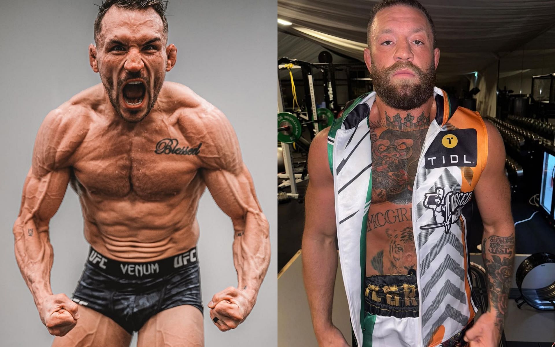 Michael Chandler (left) slams Conor McGregor (right) over allegedly leaked picture. [Images courtesy: @thenotoriousmma and @mikechandlermma on Instagram]