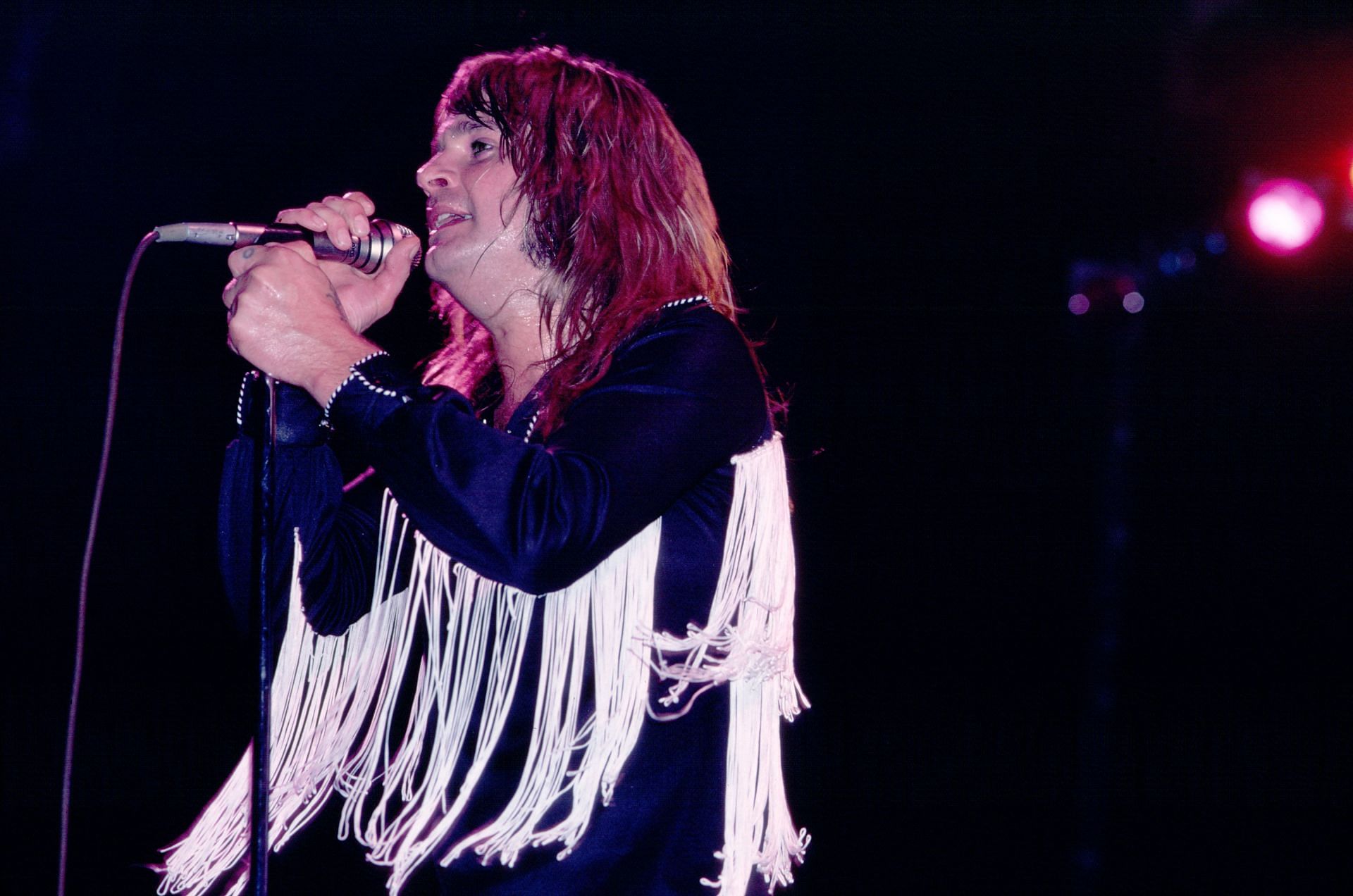 Ozzy Osbourne At Nassau Coliseum in New York, August 14, 1981. It was his debut concert tour as a solo artist (Image via Getty)