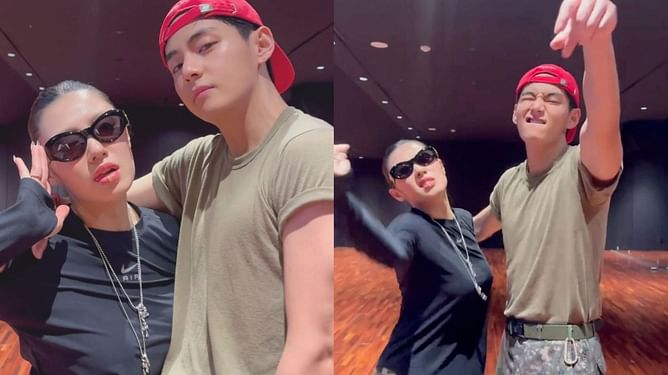 "The true ace of kpop"- Fans react as dancer Lee Jung-lee names BTS' Taehyung her "role model," praising his humility and dedication