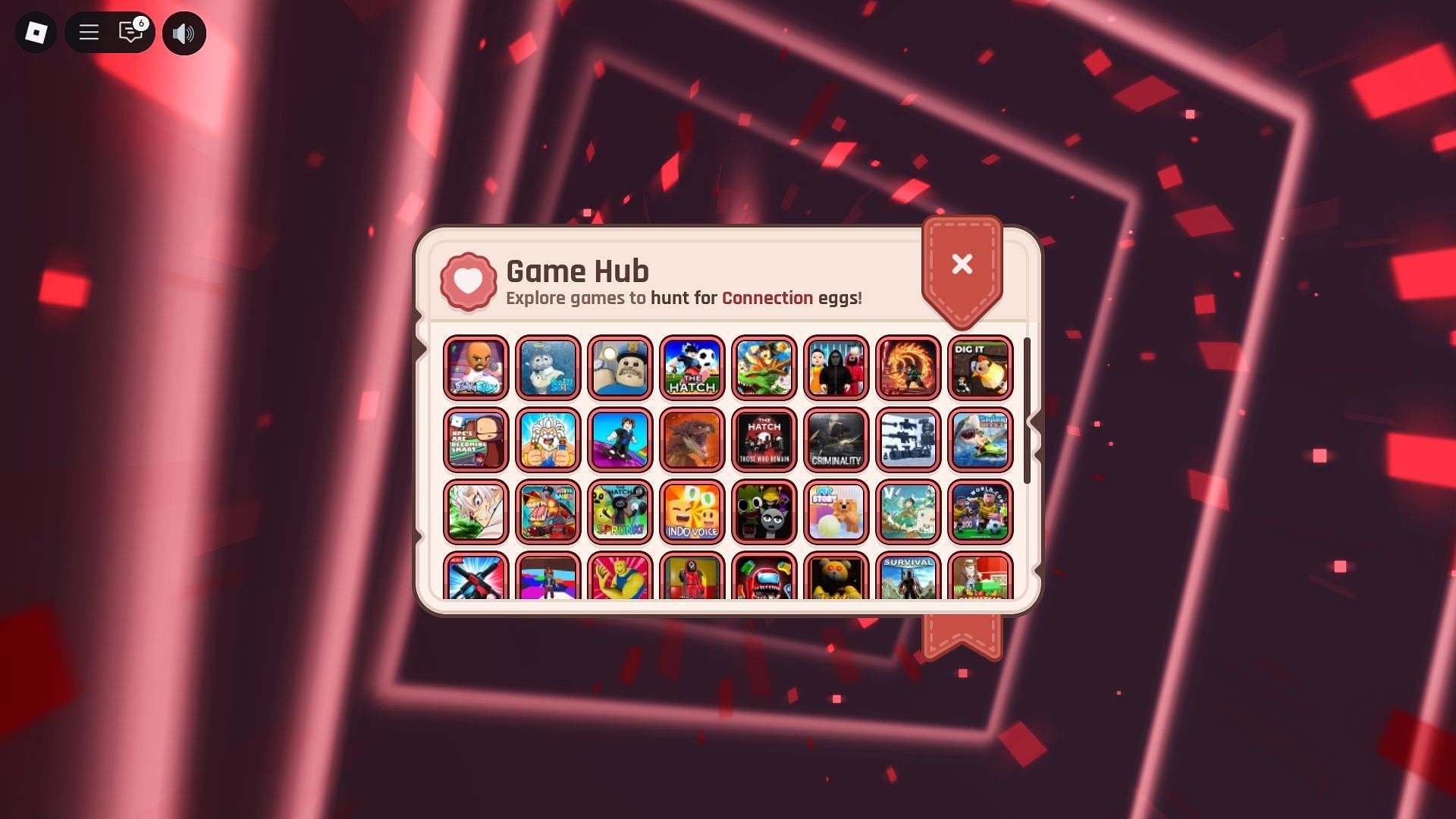 Featured experiences (Image via Roblox)