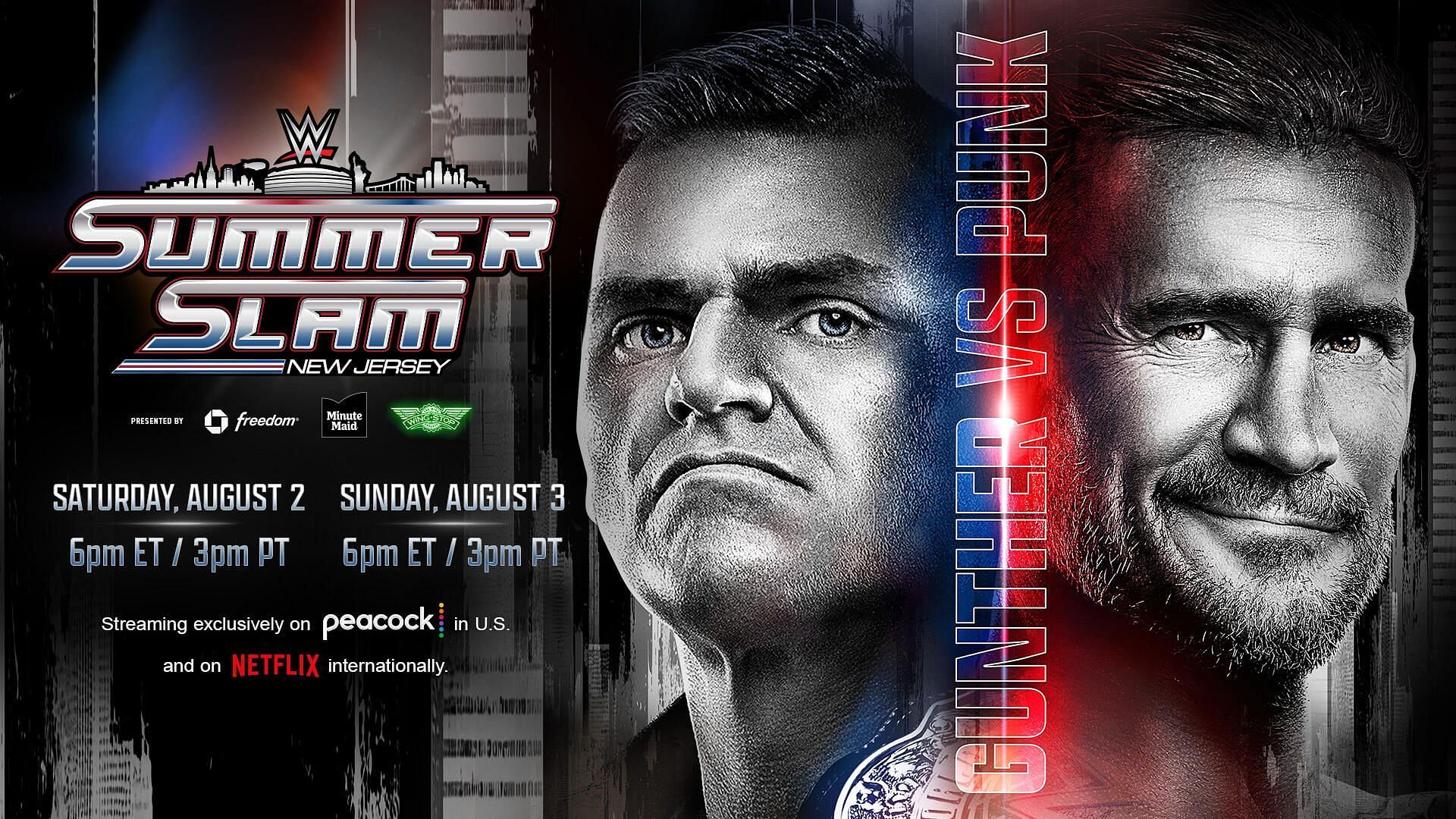 Gunther vs CM Punk for WWE title at SummerSlam 2025 (Credits: WWE.Com)