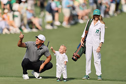 Brooks Koepka's wife Jena Sims says son Crew will outdo her as she posts adorable video from Portugal