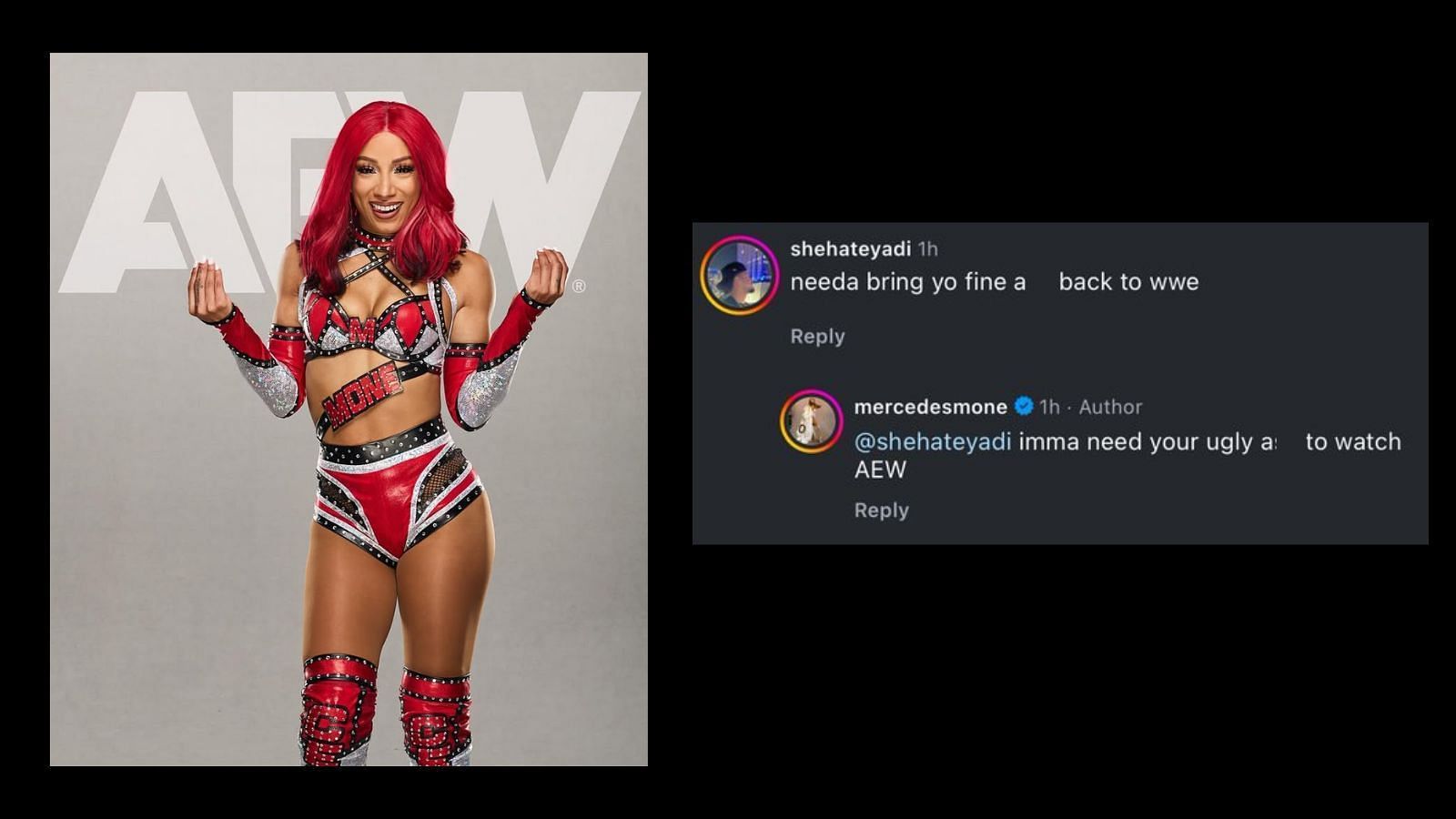 Mercedes Mone [Image Credit: Mercedes Mone&#039;s Instagram]