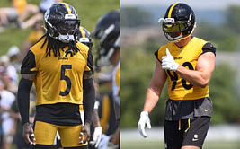 "He's the Swiss Army knife": T.J. Watt makes feelings known on new CB Jalen Ramsey after training camp reps