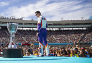 Denny Hamlin before the NASCAR Cup Series Championship at Phoenix Raceway. Source: Imagn
