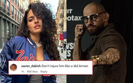 Fans react as Nina-Marie Daniele barks at Jean Silva after successful ninja choke training: "Don’t injure him like u did Arman"