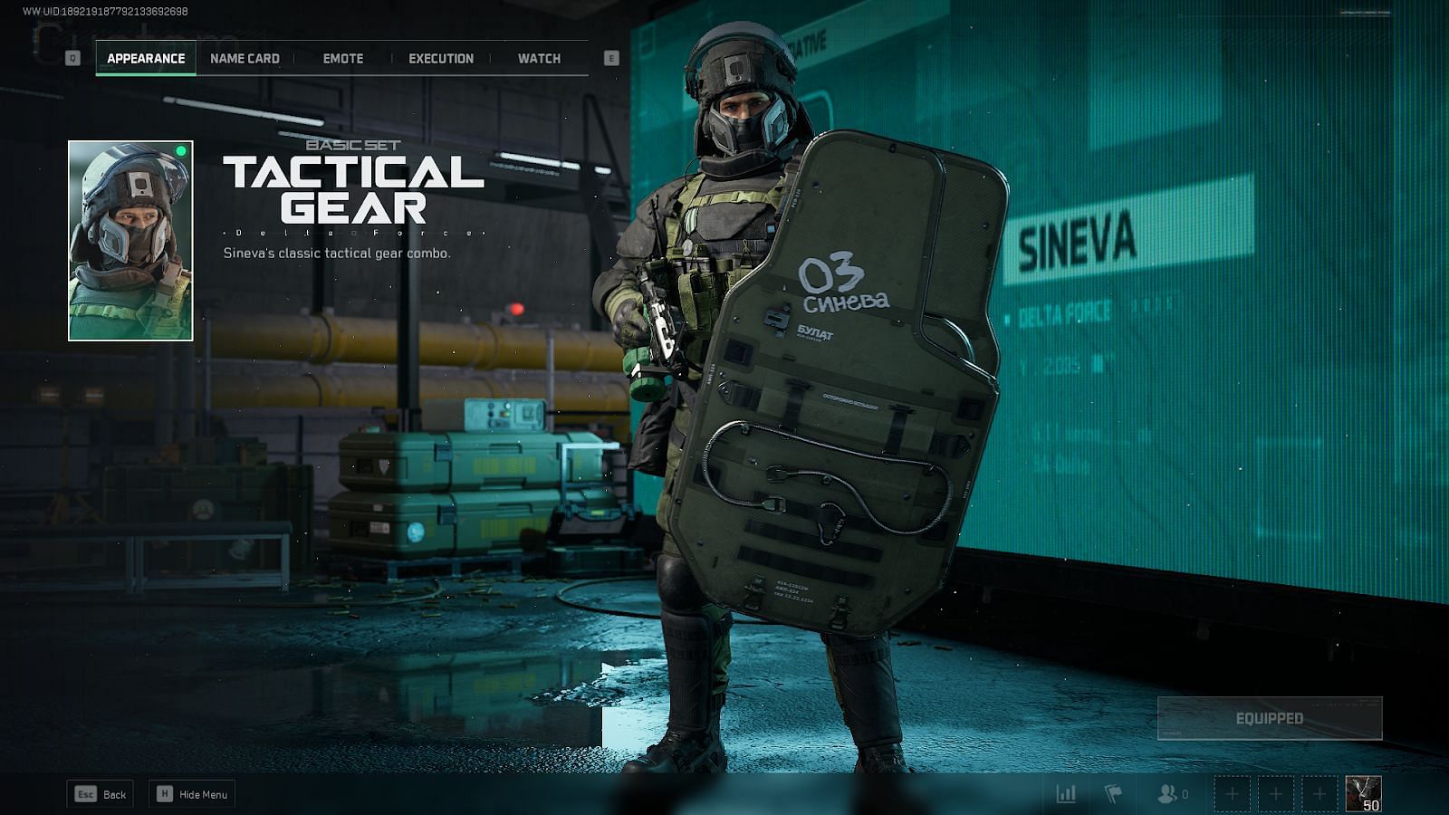 Engineer operator Sineva in Delta Force (Image via Sportskeeda Gaming || TiMi Studio Group)
