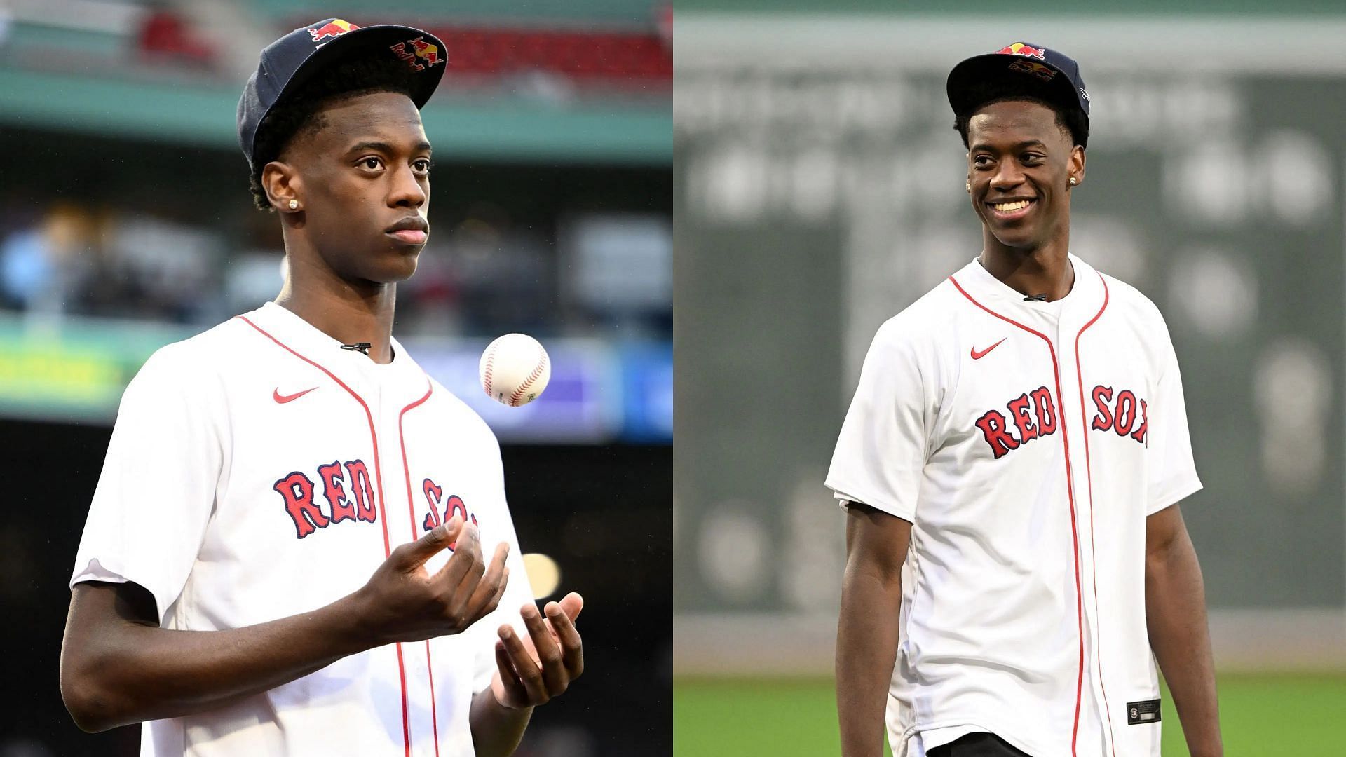 BYU freshman AJ Dybantsa shares hilarious reaction to first pitch for hometown Boston Red Sox 
