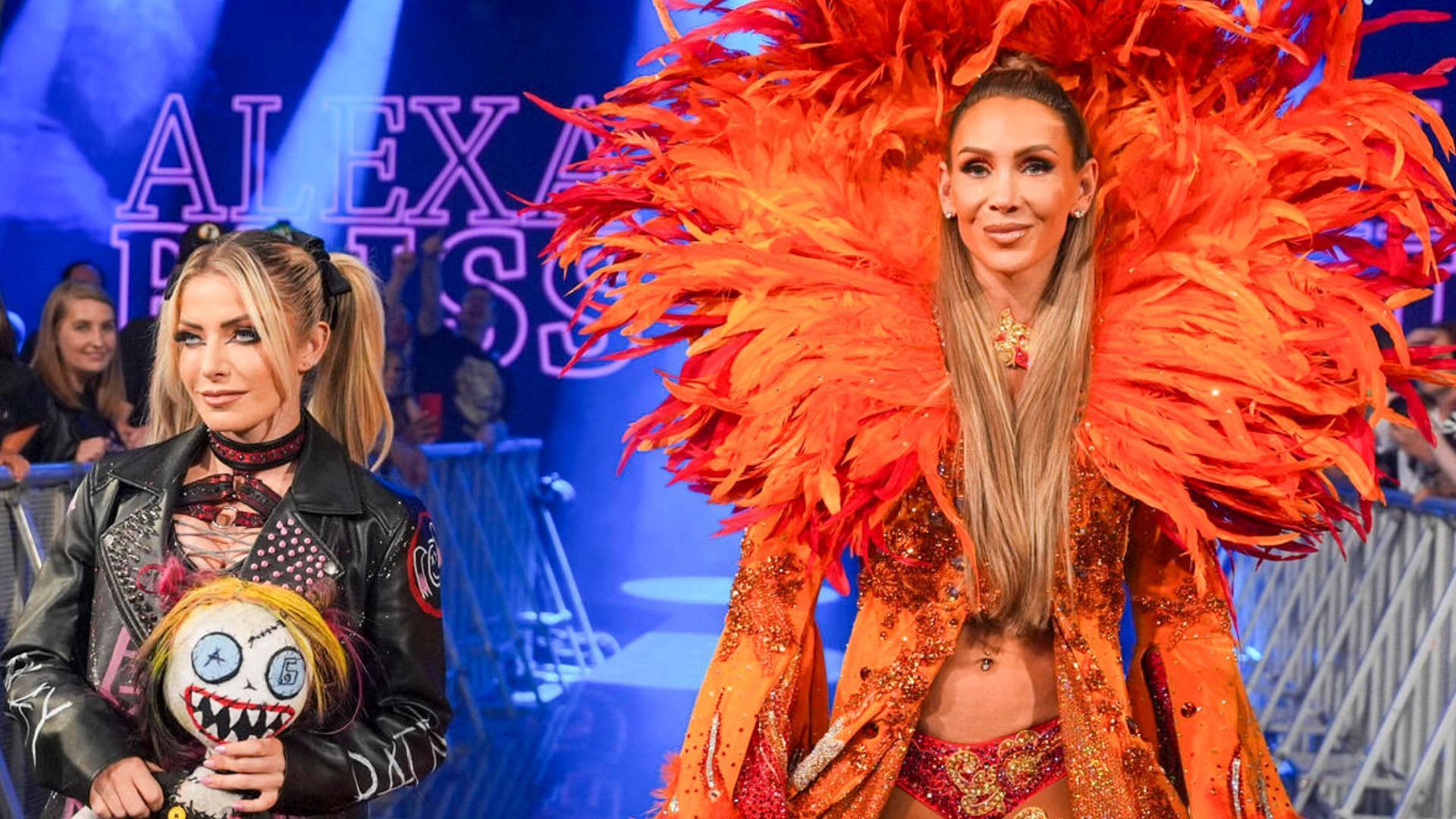 Alexa Bliss and Charlotte Flair on SmackDown! [Image credit: WWE.com]