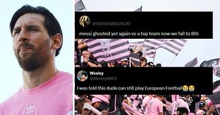"Ghosted yet again vs a top team", "Generational stinker" - Inter Miami fans turn on Lionel Messi following 3-0 loss against Cincinnati