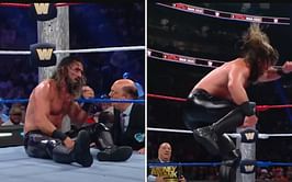 BREAKING: Seth Rollins suffers a freak injury at Saturday Night's Main Event