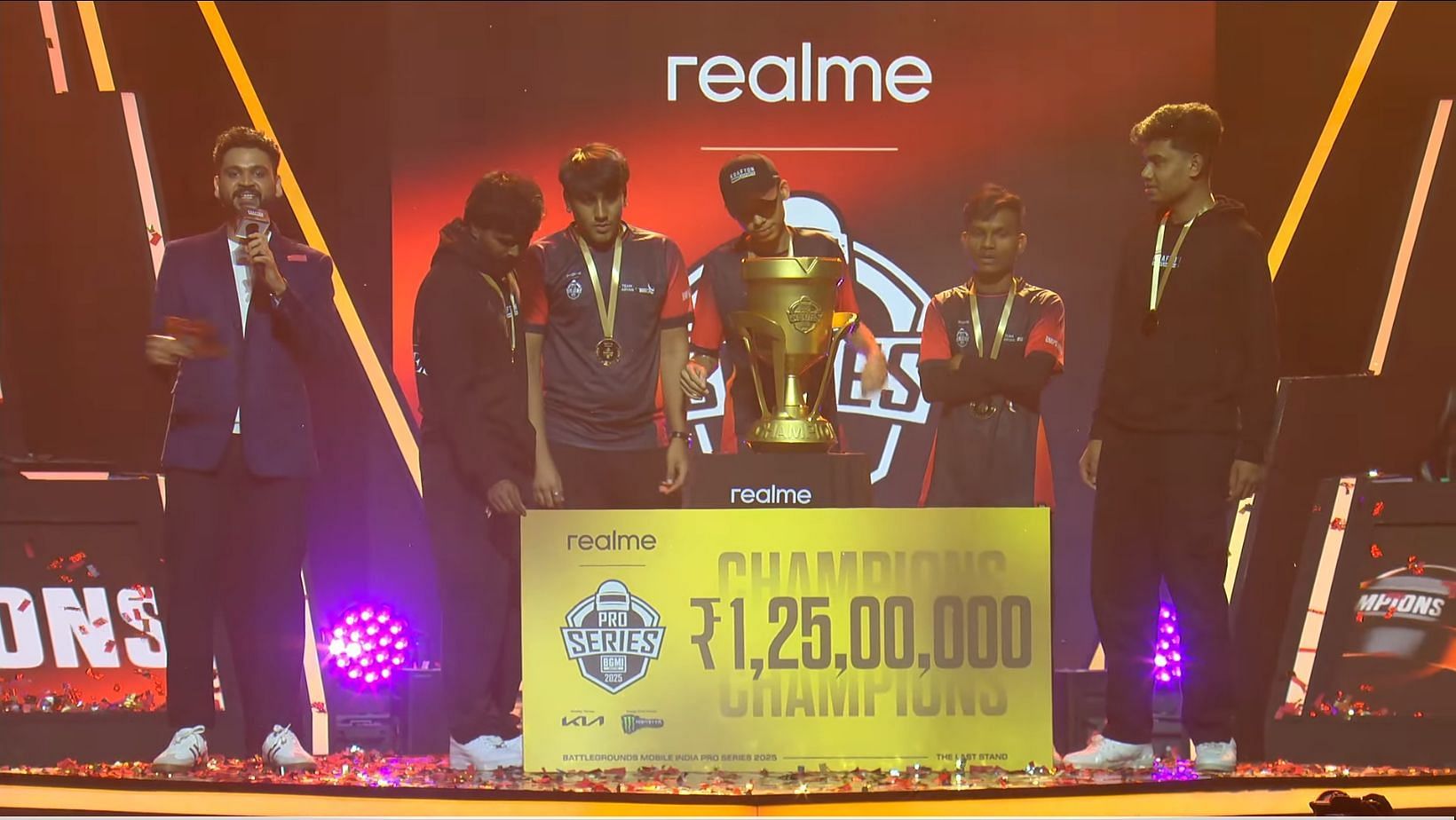 Team Aryan wins BMPS 2025 (Image via YouTube/Krafton India Esports)