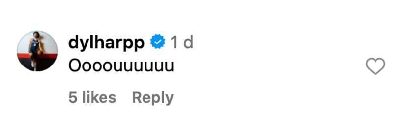 Ex-Rutgers star Dylan Harper reacts as high school phenom Kaleena Smith receives offer from the Scarlet Knights - Image source: Instagram/special.kayyy11