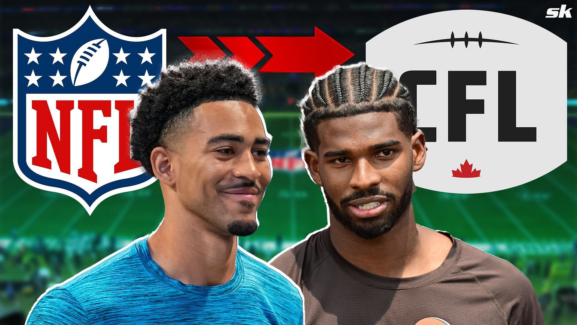 Shedeur Sanders tops names on CFL negotiation list alongside Bryce Young [Source: Imagn]