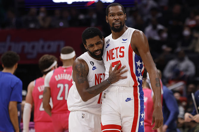 Kyrie Irving defends Nets' 2022 playoff series sweep by calling out Ime Udoka's move to Celtics: "Knew all our strengths and weaknesses"