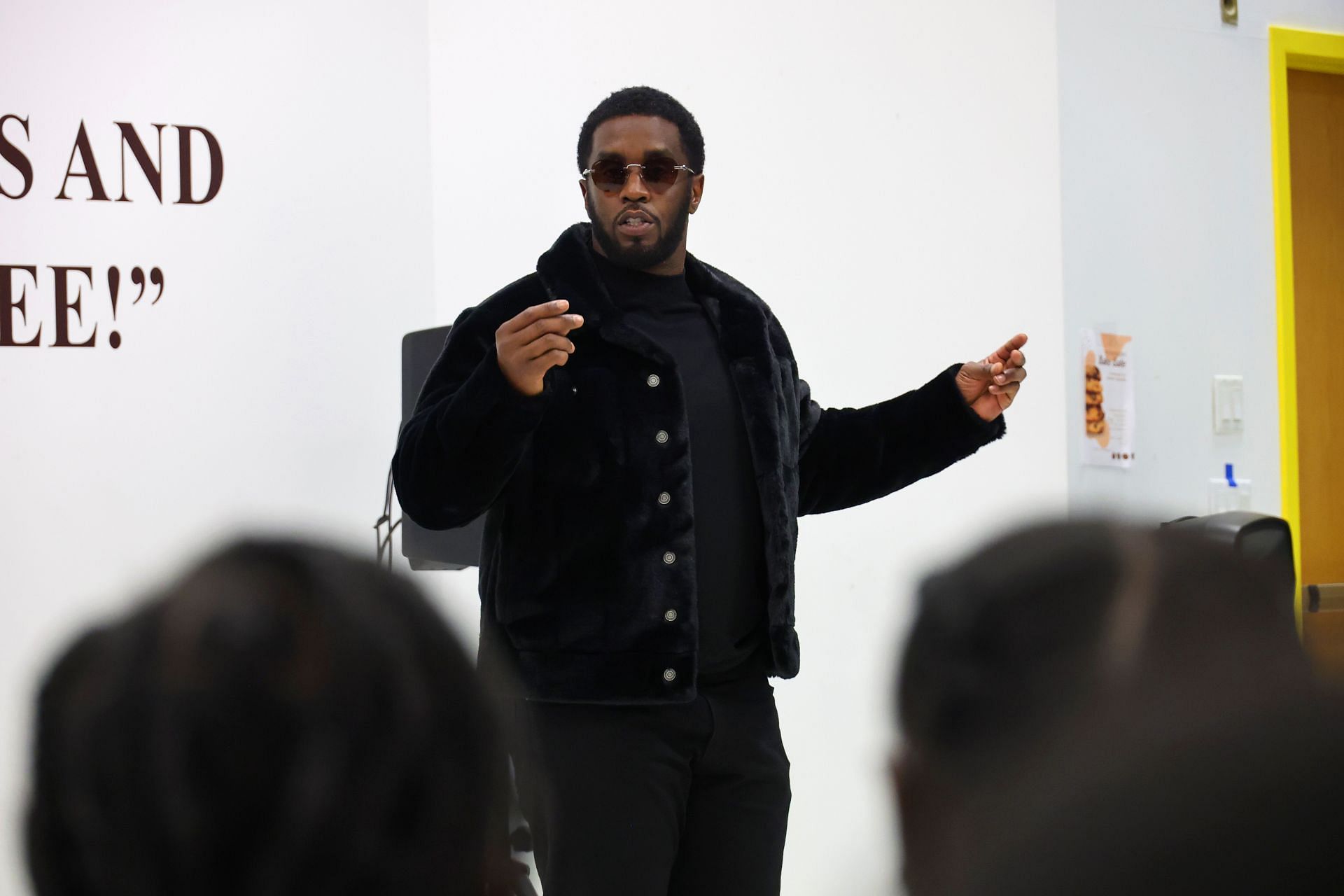 Sean &ldquo;Diddy&rdquo; Combs Surprises Students at His Capital Preparatory School in the Bronx - Source: Getty