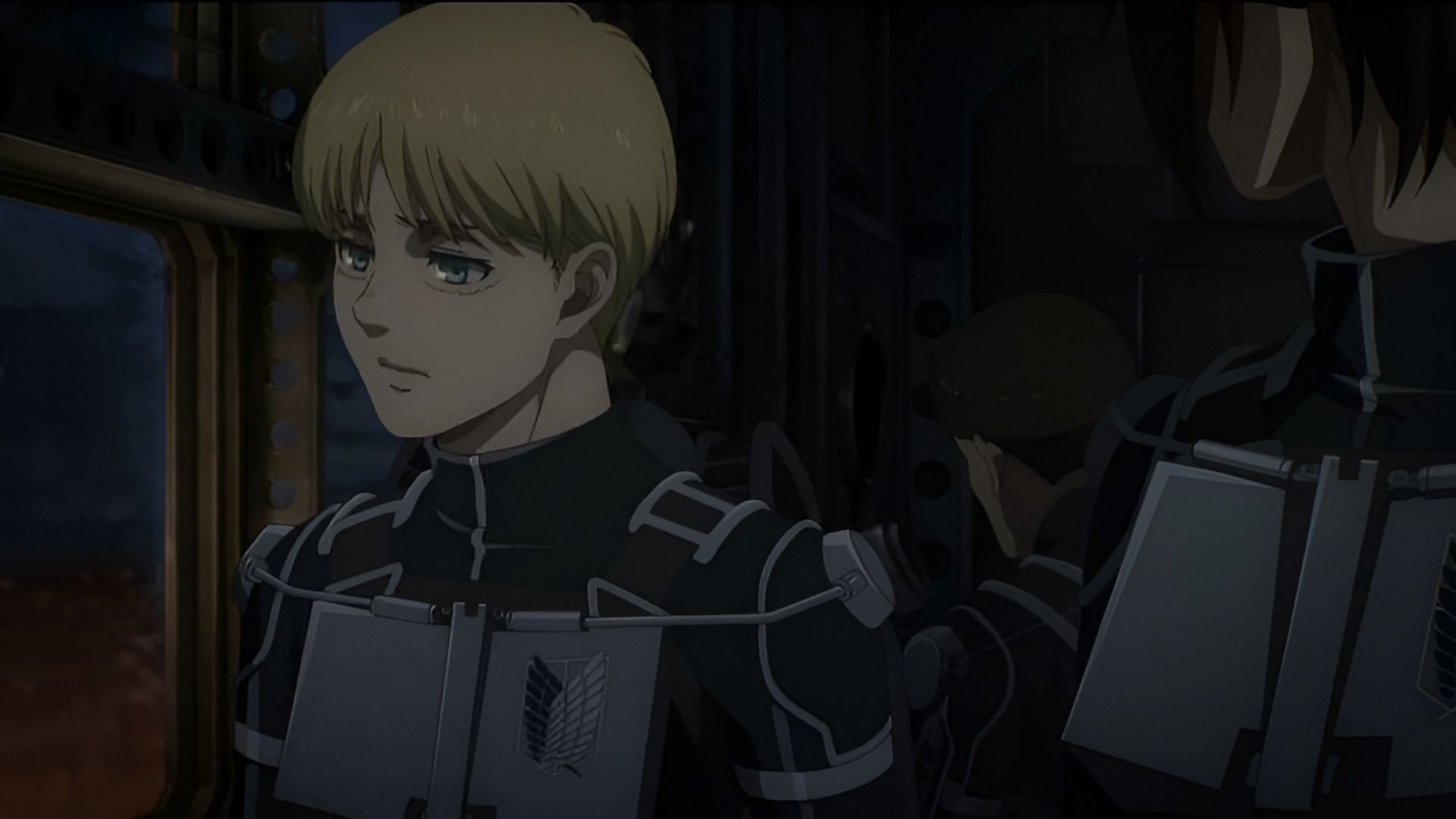 Still of Armin (Image via Wit Studio)