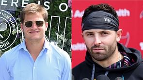 Baker Mayfield's wife Emily drops 2-word reaction to Drake Maye and wife Ann donating wedding gifts to charity