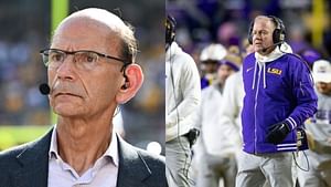"They have a little wiggle room with a third loss": Paul Finebaum gets blunt on Brian Kelly as LSU faces big challenge in season opener