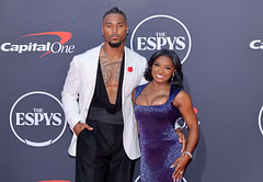 After turning heads at ESPYs together, Simone Biles' husband Jonathan Owens expresses pride in the gymnast with special message