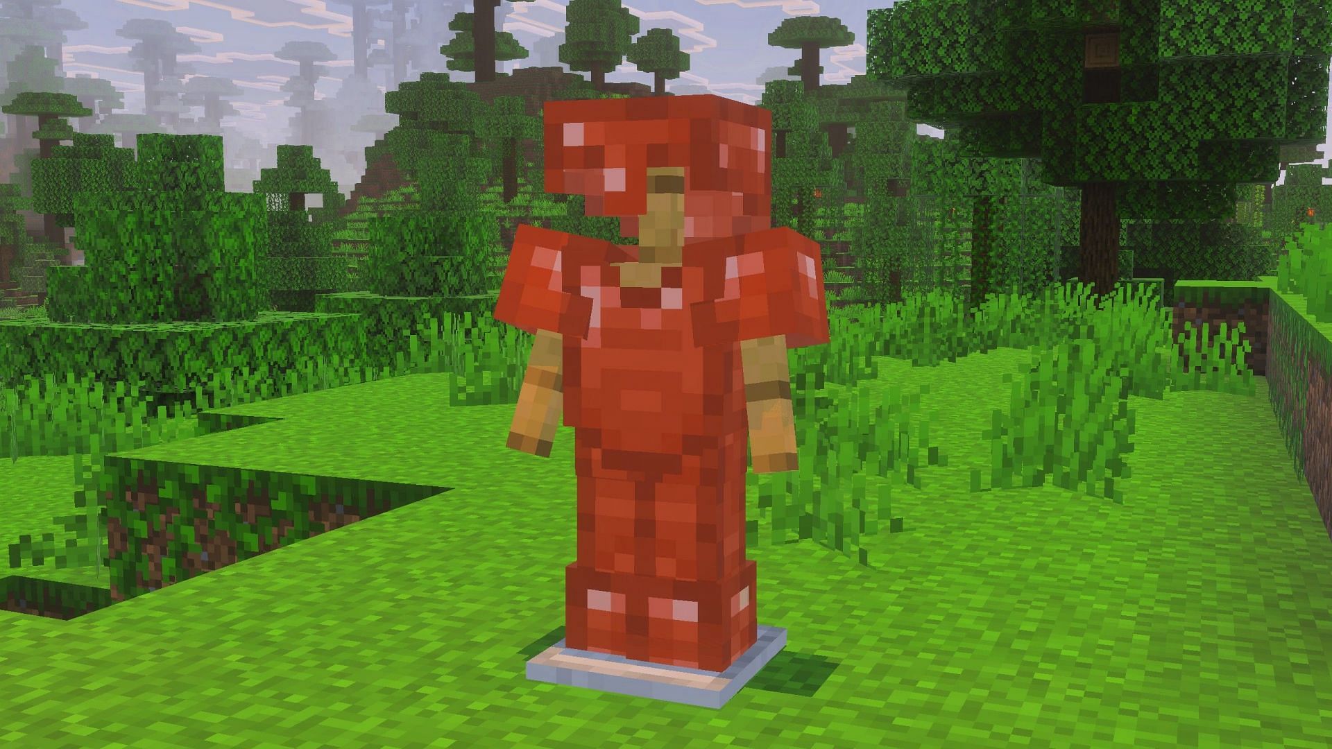 Copper armor can become a lot more interesting with a fresh design (Image via Sportskeeda Gaming || Mojang Studios)