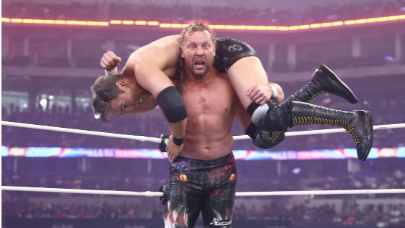 Kenny Omega in the title unification match at All In [ Image from allelitewrestling.com ] 