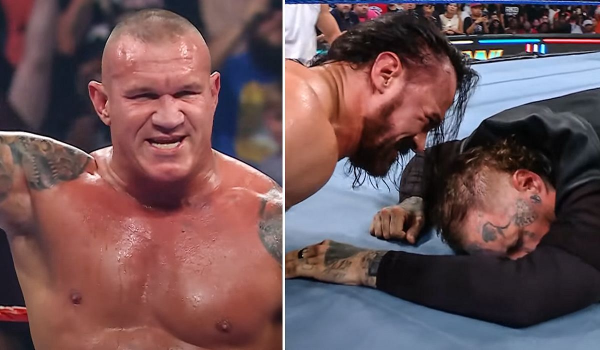 Randy Orton defeated Drew McIntyre at WWE SNME. [Image credits: WWE on YouTube]