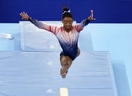 Simone Biles at the Tokyo 2020 Olympic Games Women's Gymnastics Balance Beam Final - Source: Getty