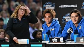 In Photos: Lauren Betts, Kiki Rice and other UCLA players lock in for practice with coach Cori Close ahead of the upcoming season