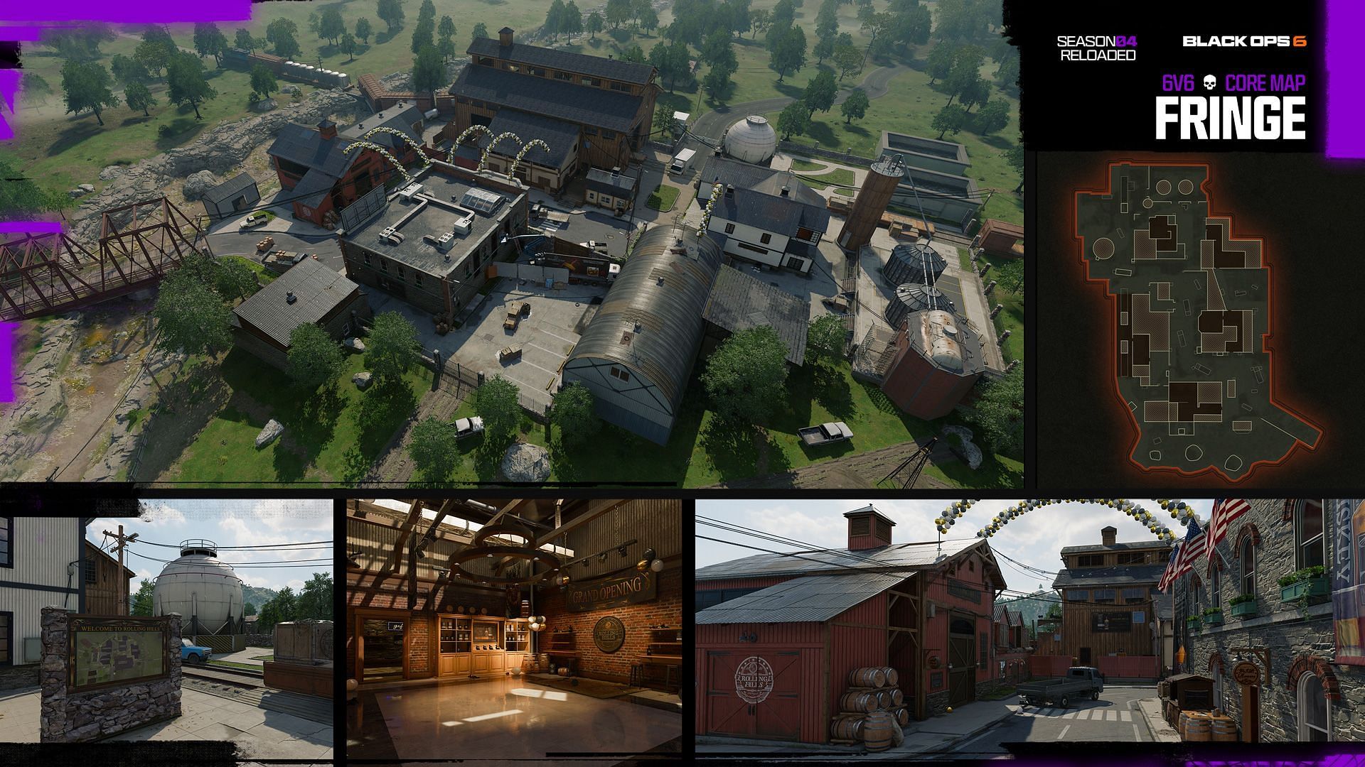 Fringe map layout for Black Ops 6 (Image via Activision)