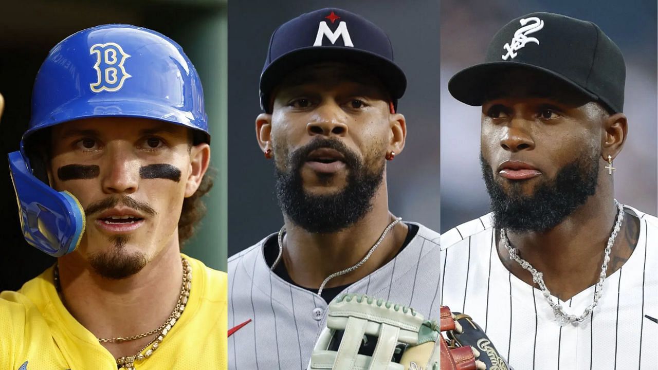 (Left to Right) Jarren Duran, Byron Buxton and Luis Robert Jr. (Images from - Getty)
