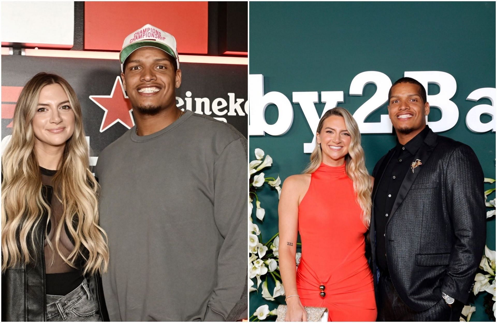 Allison Kuch celebrates husband Isaac Rochell