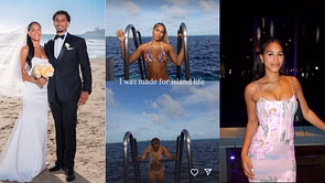 Jordan Love's wife, Ronika Stone, poses in swimwear during island getaway 6 days after getting hitched to Packers QB