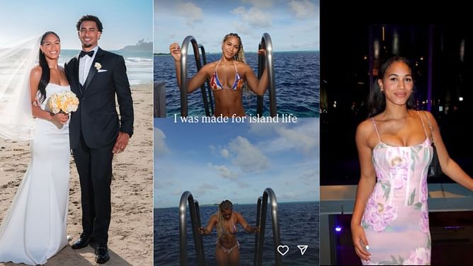 Jordan Love's wife, Ronika Stone, poses in swimwear during island getaway 6 days after getting hitched to Packers QB