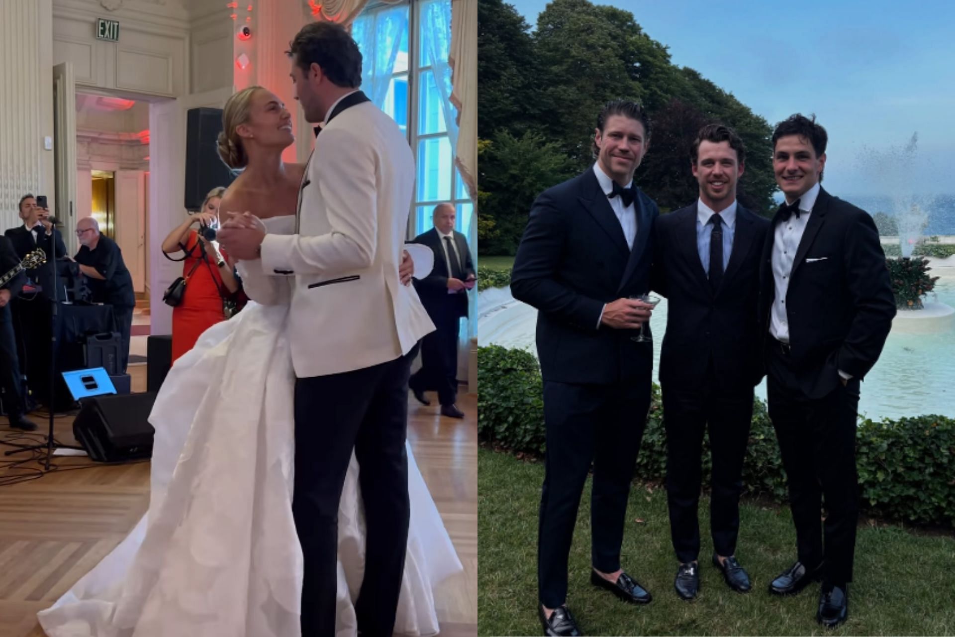 Noah Dobson and Alexa got married in (Image Credit: IG @emmasimard_)