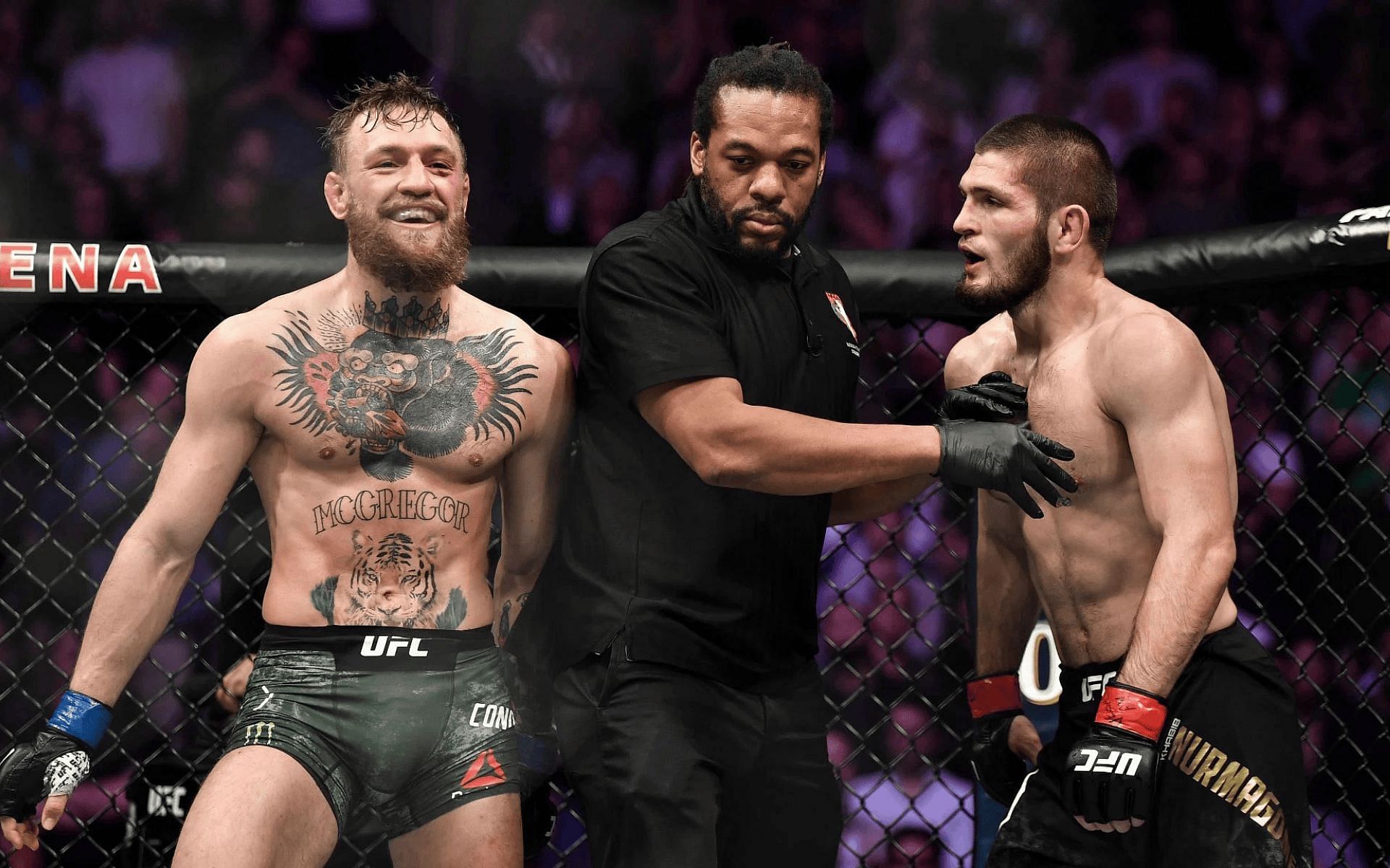 Khabib Nurmagomedov reflects on his rivalry with Conor McGregor. [Image courtesy: Getty]