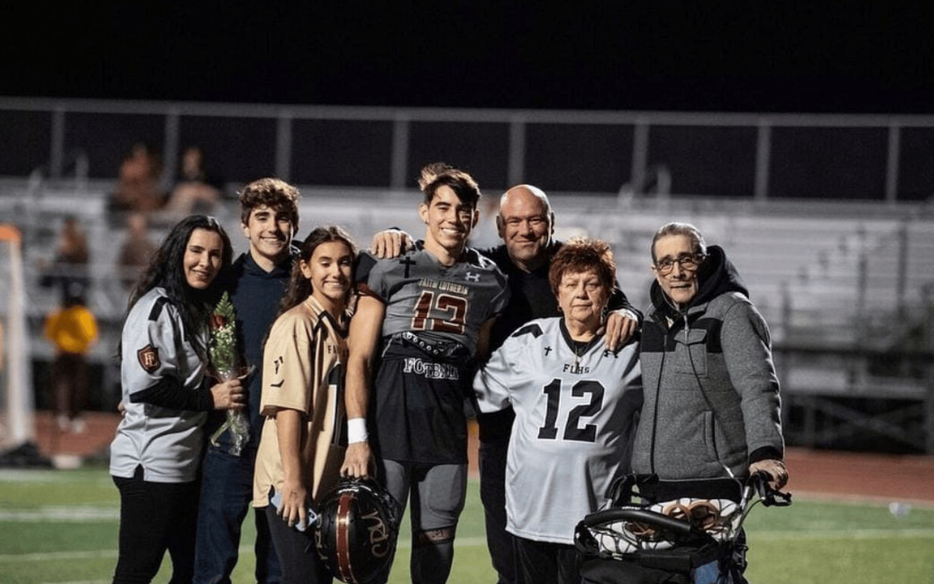 Dana White with his family. [Image courtesy: @danaiiiwhite on Instagram]