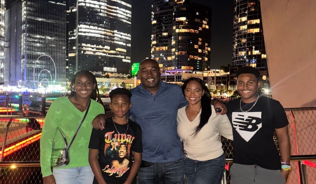 Coco Gauff, her parents, and her brothers - Source: Instagram