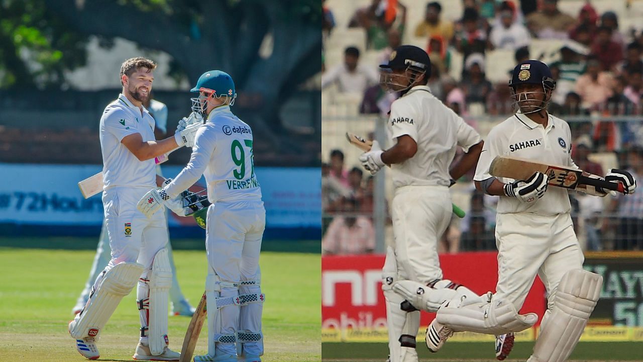 Wiaan Mulder, Rahul Dravid, Sachin Tendulkar