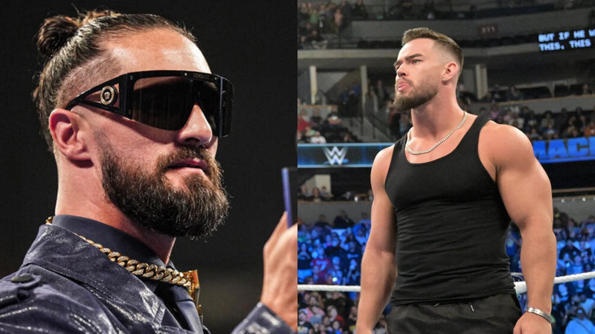Seth Rollins [left] and Austin Theory [right] [Image Credits: WWE.com]