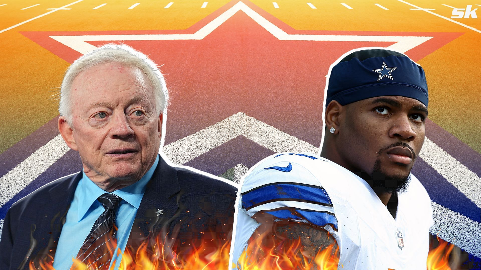 Jerry Jones x Micah Parsons collage