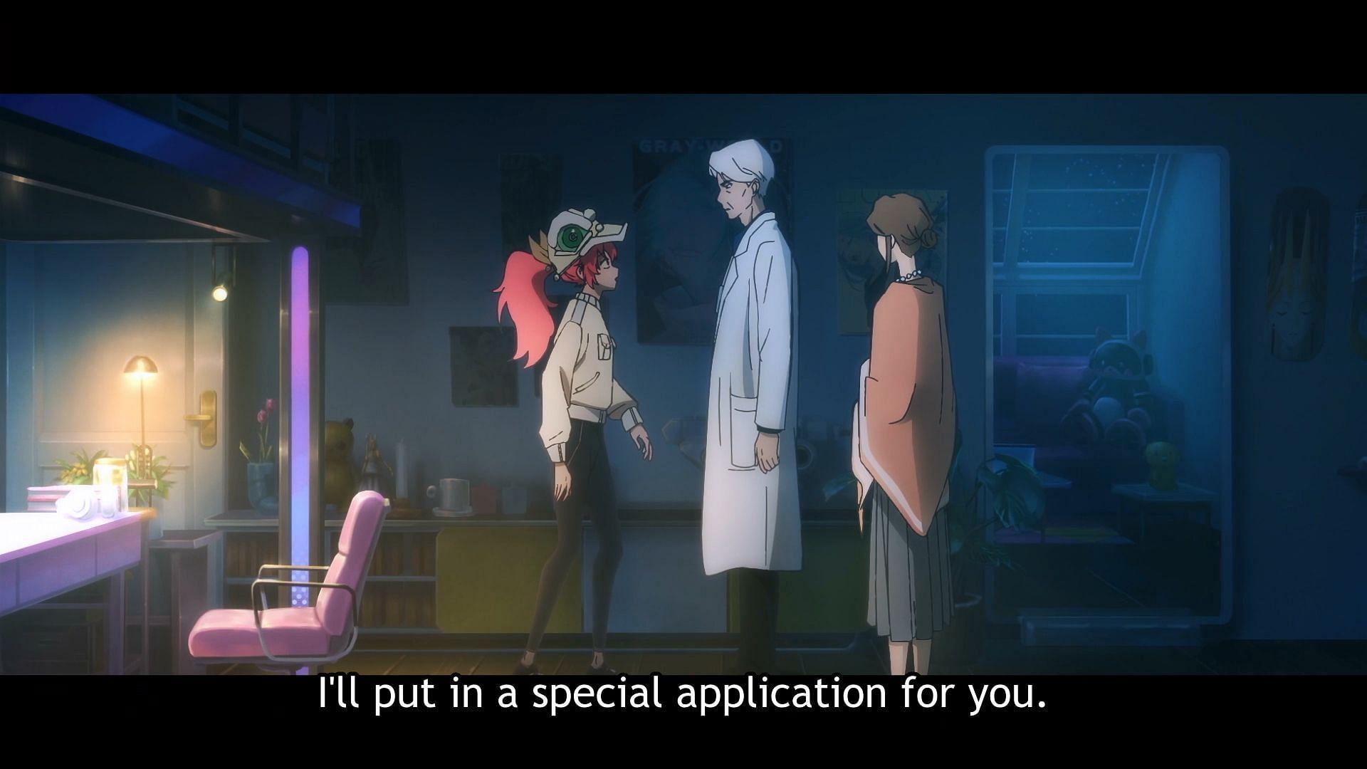Loli's father allows her to join the Glimmer Lab (Image via Pb Animation, LAN Studio, Paper Plane Animation Studio)