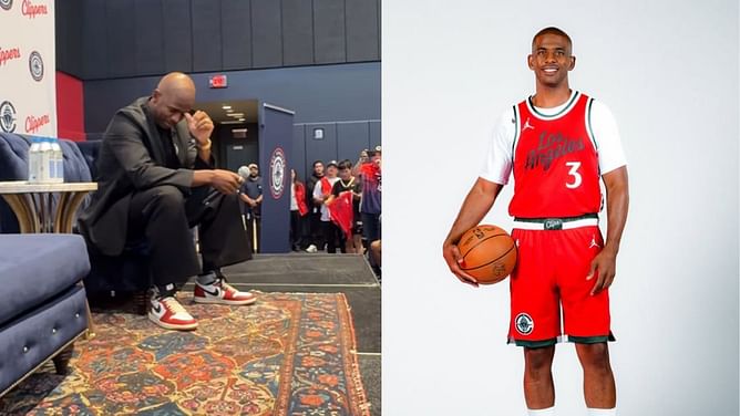 Chris Paul brought to tears by Clippers fans' touching tribute during reintroduction ceremony